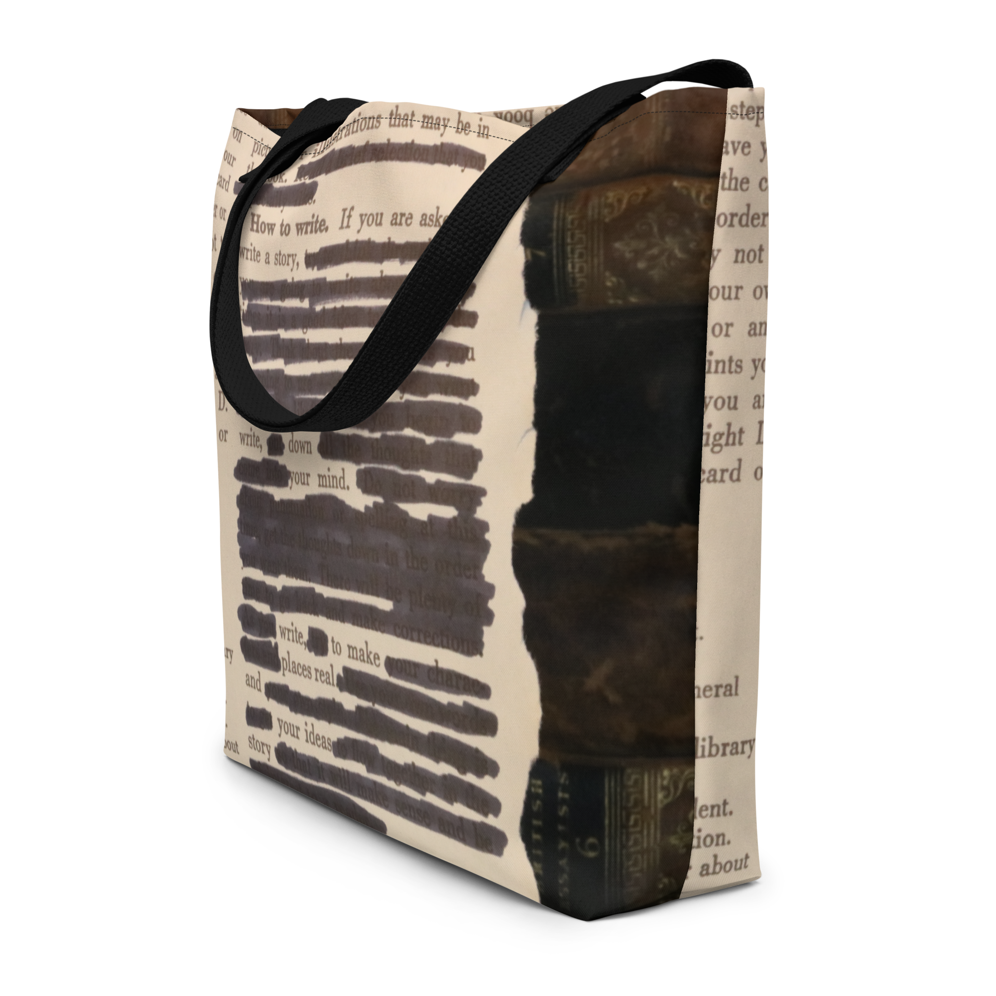 How to Write Tote Bag w/ Large interior pocket