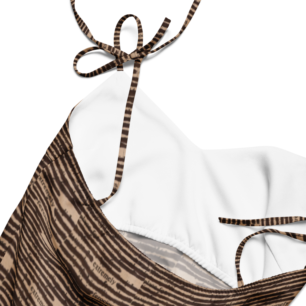 Extremely Ferocious Tie-Strap Midi Dress