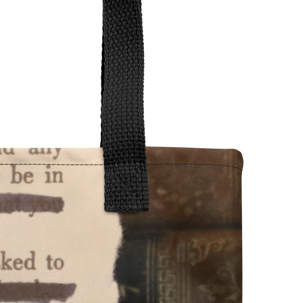 How to Write Blackout Poetry Tote Bag