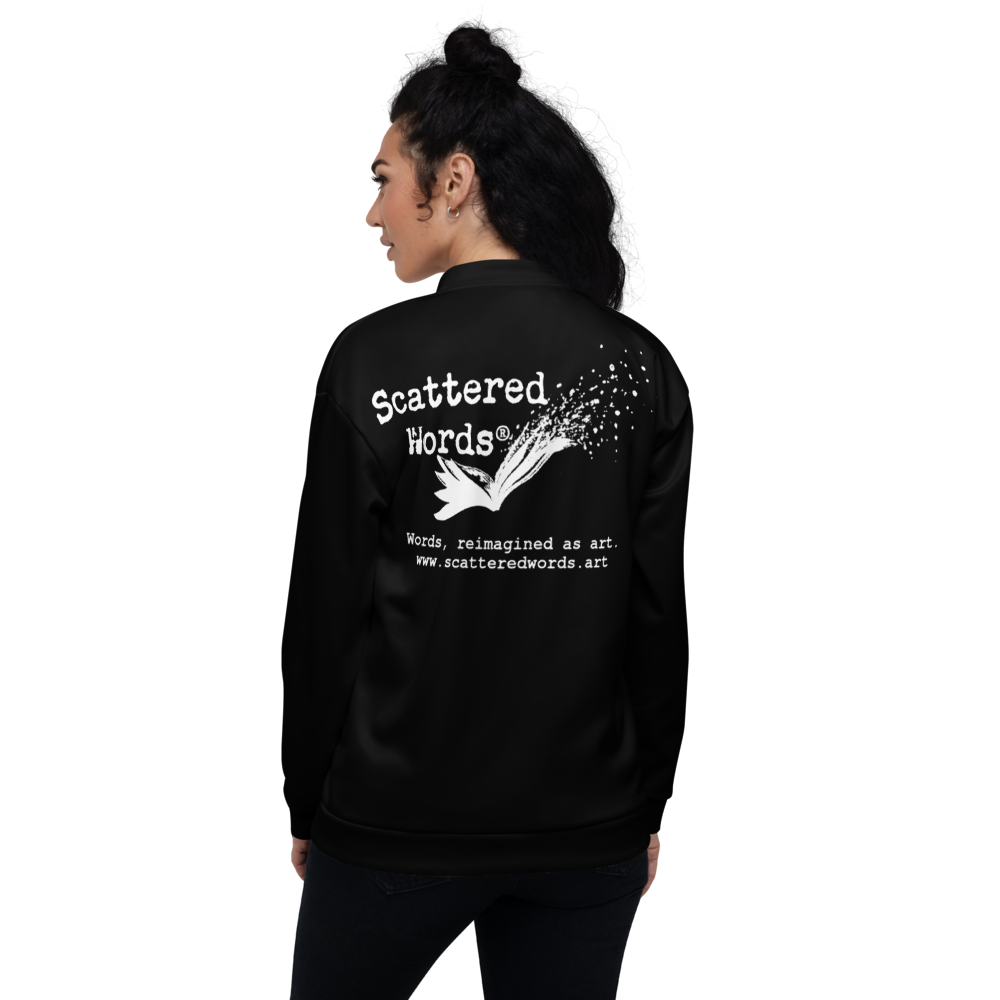 Scattered Words® Unisex Bomber Jacket