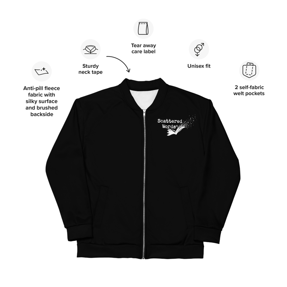 Scattered Words® Unisex Bomber Jacket
