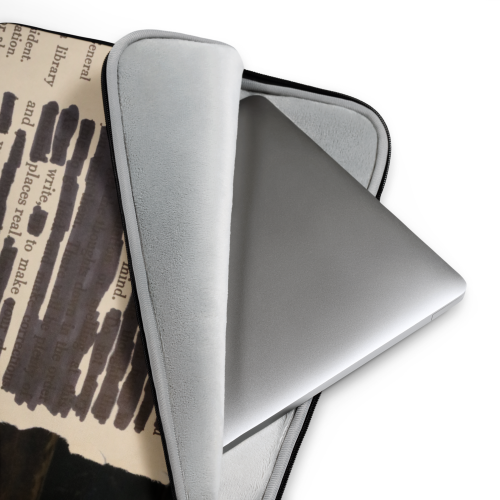 How to Write Blackout Laptop Sleeve