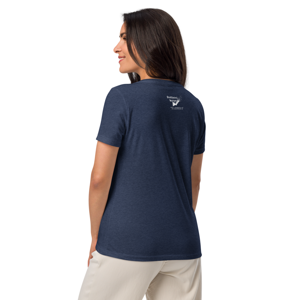 Ardently Yours White Heart Women's V-Neck T-Shirt